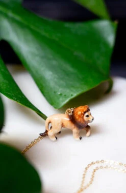 Tiny Lion's Den Necklace By Peter And June