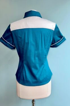 Cactus Floral Western Top In Blue By Voodoo Vixen -MODERN MILLIE Shop 35AA73A5 BF56 40A7 B0CC DB2D9CF7CB96