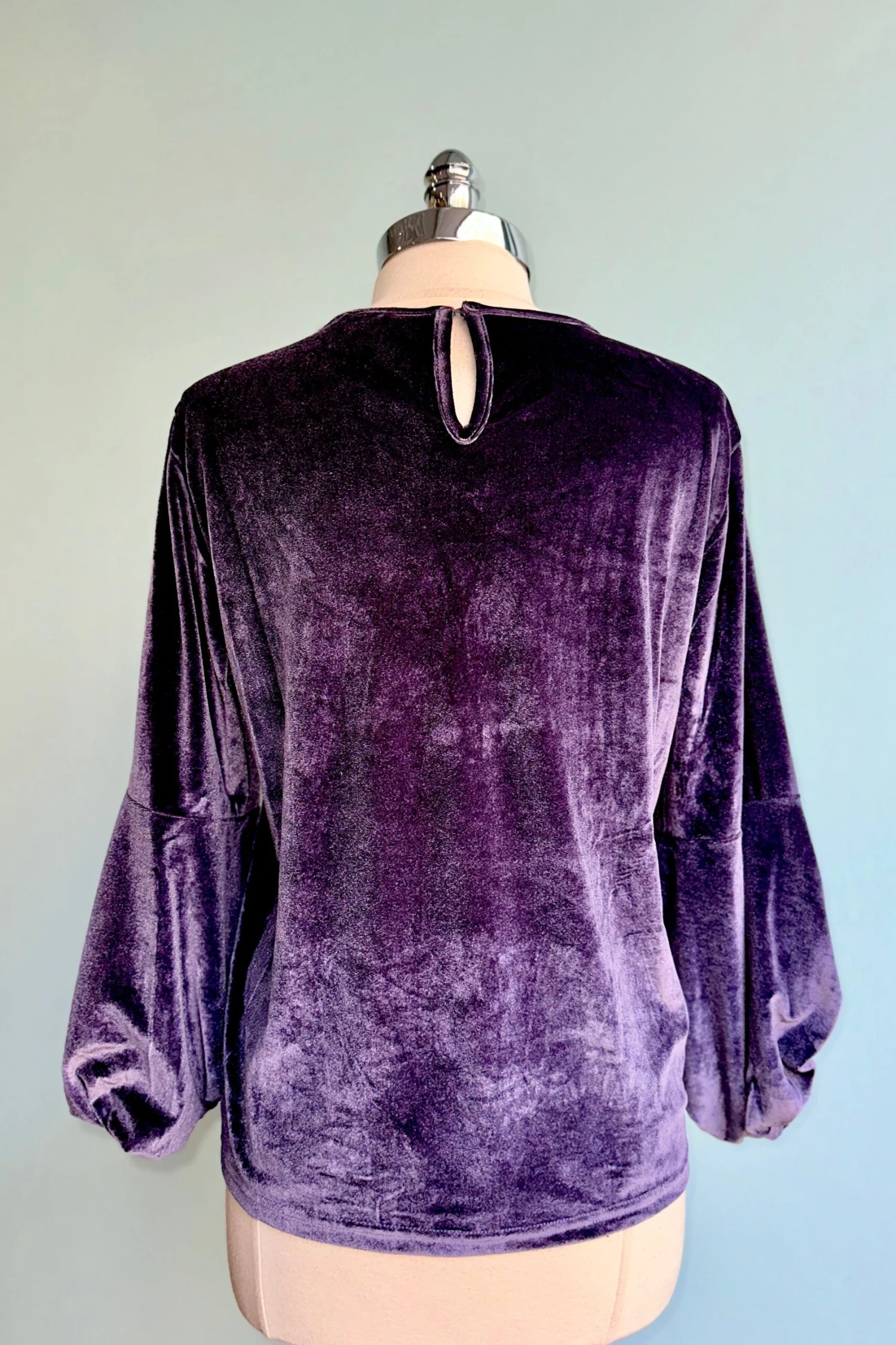 Purple Velvet Balloon Sleeve Top by Compania Fantastica Purple Velvet Balloon Sleeve Top By Compania Fantastica -MODERN MILLIE Shop 35BD8276 5B8E 420B A760 0DE0D73EA1A1 scaled