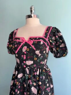 Possum Puff Sleeve Dress In Black 7 Possum Puff Sleeve Dress In Black -MODERN MILLIE Shop 363796C6 4A6B 4DA3 B638 82EB186376B3