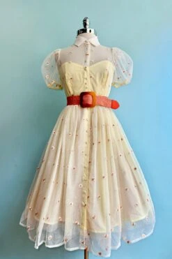 Yellow Daisy Mesh Shirt Dress 7 Yellow Daisy Mesh Shirt Dress -MODERN MILLIE Shop 36C666B1 63C1 414A B690 CA57806C2773