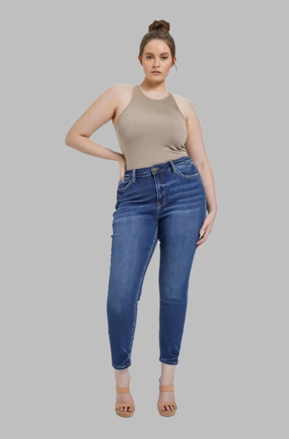 High Rise Ankle Skinny Jeans by Mica Denim High Rise Ankle Skinny Jeans By Mica Denim -MODERN MILLIE Shop 38d59ac5e87f19fdd42dc010509f621c6c54a9f60e5f668e6ade6910040bea0a