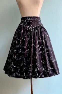 Midnight Western Skirt By Voodoo Vixen