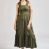 Olive Opal Dress By Mata Traders -MODERN MILLIE Shop 3AD89130 FB02 44CB 8338 43CC72AC0D02