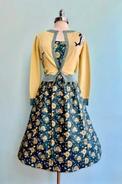 Blue Beehive Fit & Flare Dress By Retrolicious -MODERN MILLIE Shop 3AD8DFDE AE3F 44CE 98BF 4A9966C09A72