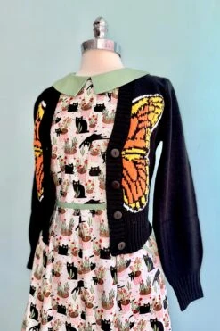 Monarch Cropped Knit Cardigan In Black -MODERN MILLIE Shop 3B1A284C 4CAB 4793 AB5C FCB6A8F46E0C