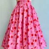 Pink And Red Paris Doris Skirt By Retrolicious -MODERN MILLIE Shop 3C50A088 C126 45DD B86C 5E8A8E13D350