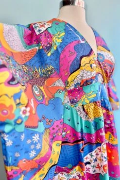 Periwinkle Woven Midi Caftan By Blue Platypus -MODERN MILLIE Shop 3D974AD8 5CA4 411E 87F0 7D033CF6B5B5