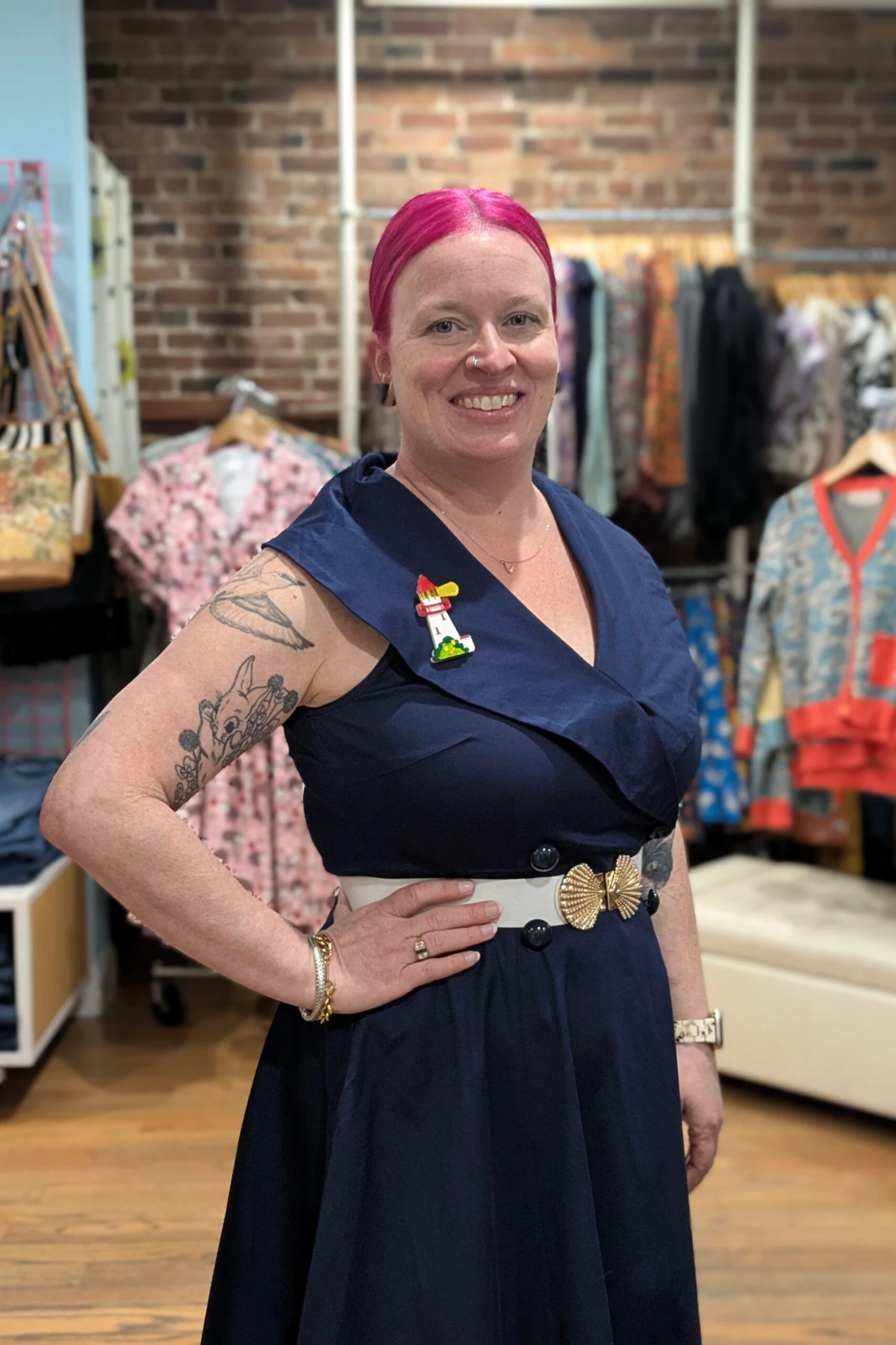 Isla Swing Dress in Navy by Banned Isla Swing Dress In Navy By Banned -MODERN MILLIE Shop 3F667321 99E9 4B2B 8F9B D8A0DB369878 scaled