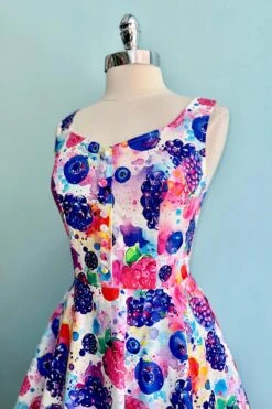 Watercolor Berries Heidi Dress By Miss Lulo -MODERN MILLIE Shop 403BA83A 6747 4EB7 8073 97D14FC6D5B5