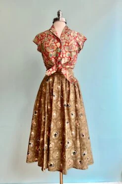 Dark Coral Shells Peggy Top By Palava -MODERN MILLIE Shop 40426109 41A6 4E26 9EF0 FADCA13707AE