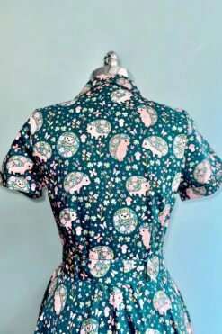 Hedgehogs Knee-Length Shirtwaist Dress By Eva Rose 6 Hedgehogs Knee-Length Shirtwaist Dress By Eva Rose -MODERN MILLIE Shop 4102AC9A F919 41D7 AE78 8D624F319DB9