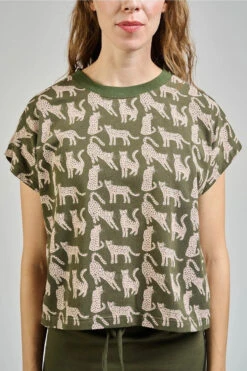 Caitlin Top In Leopard Green By Mata Traders 8 Caitlin Top In Leopard Green By Mata Traders -MODERN MILLIE Shop 410FC9C8 46C4 4DA9 8C6F A785A9604FE4