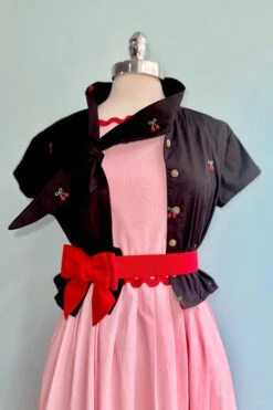 Pink And Red Tank Ric-Rac Midi Dress By Compania Fantastica -MODERN MILLIE Shop 41392AB1 78F8 4AC8 8B37 93D074DD8362