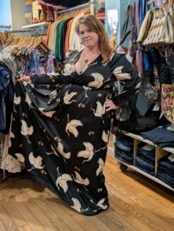 Black Crane Maxi Dress -MODERN MILLIE Shop 418CFF42 3AEC 4CFC 8CEF 0A9FA9E6E376