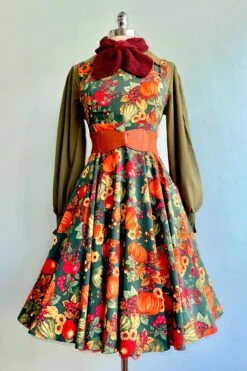 Puff Sleeve Bonnie Blouse In Olive By Banned -MODERN MILLIE Shop 428F8164 F04F 4BEF 8D04 0621139E82E0