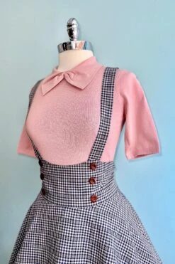 Blush Bow Collared Short Sleeve Sweater By Banned 7 Blush Bow Collared Short Sleeve Sweater By Banned -MODERN MILLIE Shop 434A8716 B75B 4E19 873F CBED1C557D60