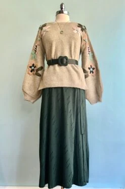 Diamond Vine Katie Wrap Maxi Dress In Dark Sage By Mata Traders -MODERN MILLIE Shop 4412EE0A 7BA0 41B3 97F2 C291E95739DD