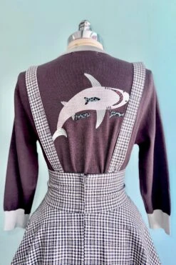 Sharks Embroidered Skye Cardigan By Miss Lulo -MODERN MILLIE Shop 45F55ECD 3D98 4F55 ADFE C0B5ED89A7CA