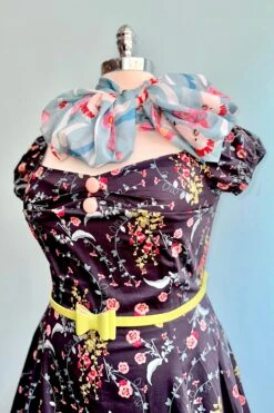 Hollyhocks Hooray Dolores Dress By Collectif -MODERN MILLIE Shop 45F6C39D 64C1 4020 900B 3BEA6BFF2FA6