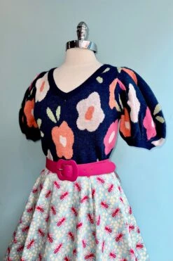 Navy Floral Puff Sleeve Sweater 6 Navy Floral Puff Sleeve Sweater -MODERN MILLIE Shop 46325808 41C0 4DC3 BCB2 75066E67ECE8