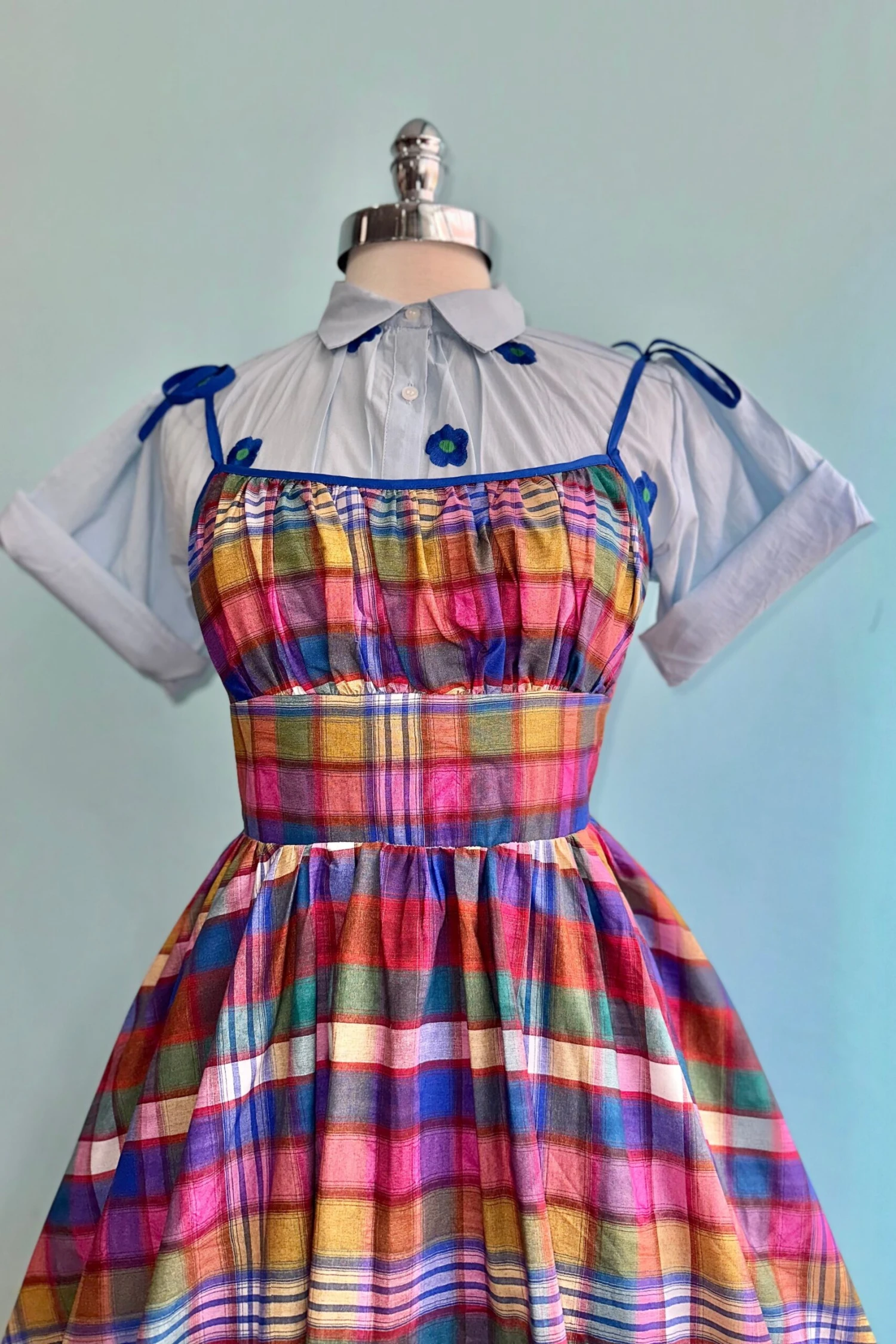 Multicolor Plaid Shirred Bust Swing Dress Multicolor Plaid Shirred Bust Swing Dress -MODERN MILLIE Shop 477E3AE5 E401 4794 8D19 6A0731DB160C scaled