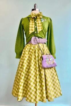 Green Plaid Doris Skirt By Retrolicious -MODERN MILLIE Shop 48FF3192 2238 46C3 8EAF 34D2C71749A5