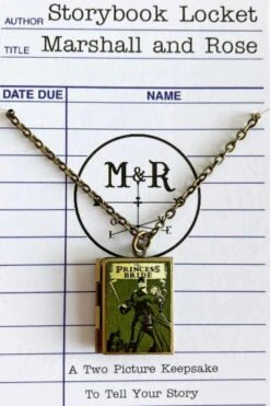 The Princess Bride Book Locket Necklace By Marshall And Rose