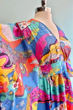 Periwinkle Woven Midi Caftan By Blue Platypus -MODERN MILLIE Shop 4AF22E44 A6B0 427F 9C25 15903B063145