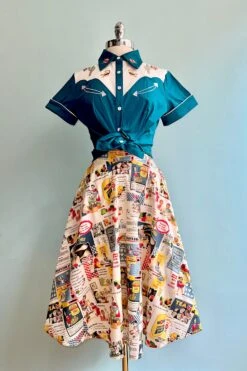 Vintage Kitchen Print Full Skirt By Tulip B. 4 Vintage Kitchen Print Full Skirt By Tulip B. -MODERN MILLIE Shop 4BE92F75 8EC5 4F28 BB3F 8B0D733F5217