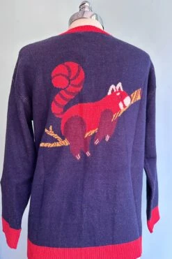 Red Panda And Mushrooms Adley Cardigan By Miss Lulo -MODERN MILLIE Shop 4D5775FA DA7A 45CD BDA4 540C332A2D4F