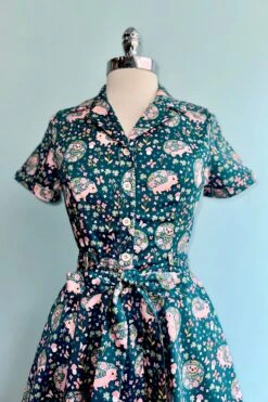 Hedgehogs Knee-Length Shirtwaist Dress By Eva Rose 4 Hedgehogs Knee-Length Shirtwaist Dress By Eva Rose -MODERN MILLIE Shop 4E116DCA 24CA 414A 87B1 1877B7BE7487