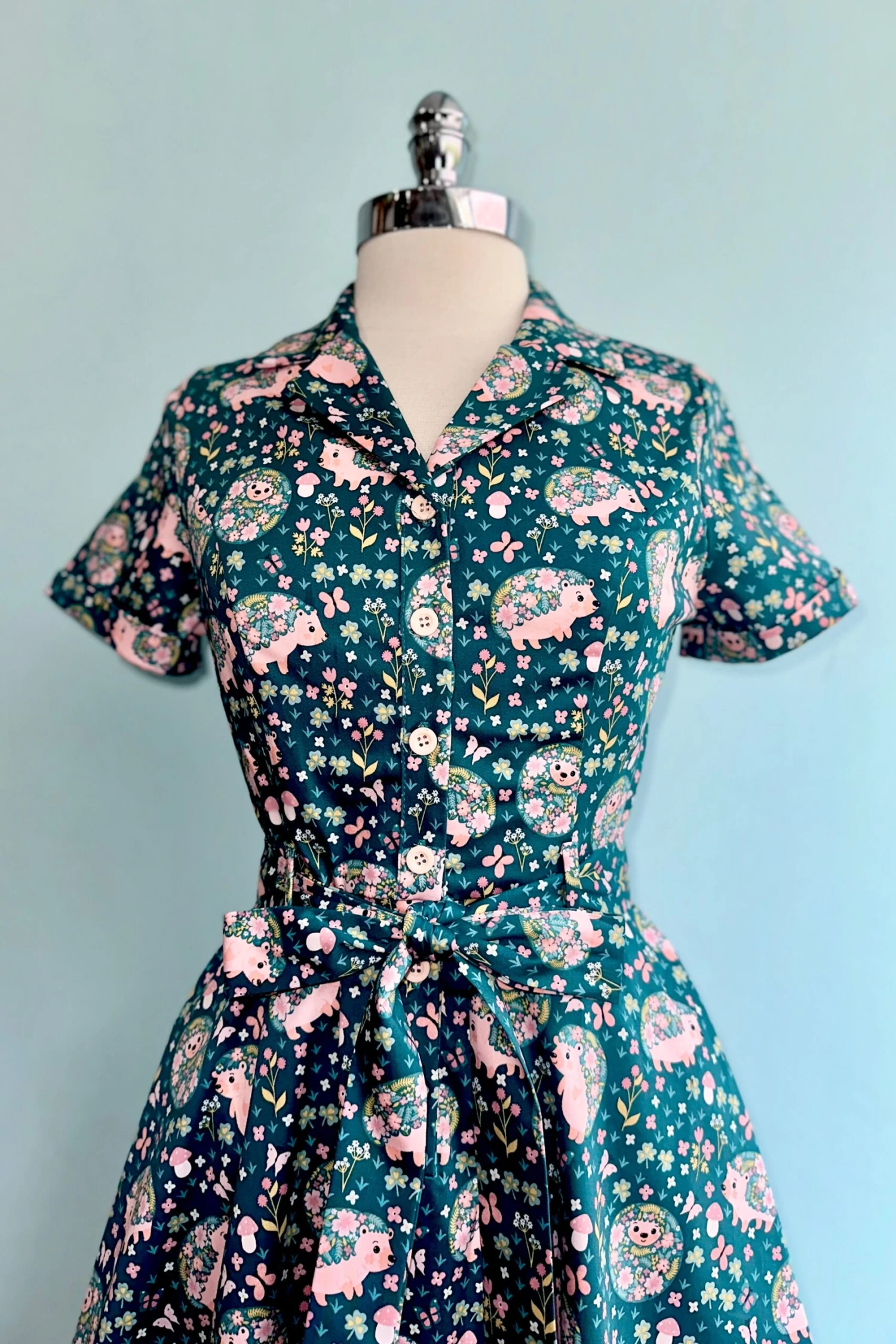 Hedgehogs Knee-Length Shirtwaist Dress by Eva Rose Hedgehogs Knee-Length Shirtwaist Dress By Eva Rose -MODERN MILLIE Shop 4E116DCA 24CA 414A 87B1 1877B7BE7487 scaled