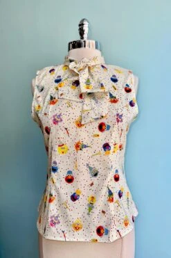 Sesame Street Sleeveless Bow Top By Tulip B.