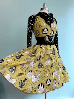 Chartreuse Occult Betty Lou Dress By Heart Of Haute -MODERN MILLIE Shop 4EC8C243 3052 46C5 A3AE 178A26D4E4B1