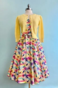Rainbow Bird Lori Dress By Miss Lulo -MODERN MILLIE Shop 4F5229ED A439 4C2C 8474 F2D3DBA9175E