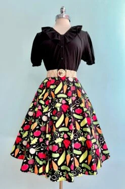 Ruffle Collar Puff Sleeve Top In Black By Banned -MODERN MILLIE Shop 507647AA 4D0D 44E3 8FC9 9293C6E7F201