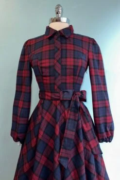 Kim Tartan Swing Dress By Hearts & Roses London -MODERN MILLIE Shop 51D99D57 06A6 427A A2B0 F5F81C12E284