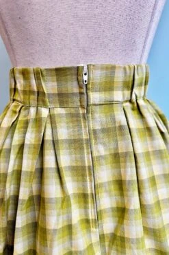 Green Plaid Doris Skirt By Retrolicious -MODERN MILLIE Shop 525C2232 1B39 43DD A61C 87E28ADEFAAF