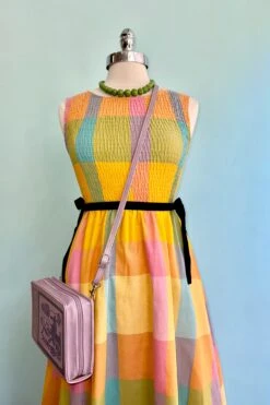 Check Plaid Smocked Bodice Midi Dress -MODERN MILLIE Shop 527E531B 028B 42CA B30A 75C613A033E6