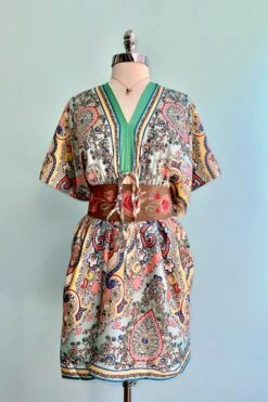 Paisley Silky Caftan Dress By Molly Bracken -MODERN MILLIE Shop 52C38BAE 0BCA 41CB 9D23 67734DB9D9FC