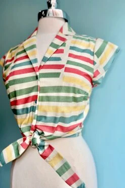 Multi Beach Stripe Peggy Top By Palava 4 Multi Beach Stripe Peggy Top By Palava -MODERN MILLIE Shop 549CB8BE 5A75 43DB 9A07 B3692C5AB02E