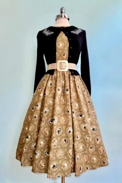 Flying Animals Midi Dress By Retrolicious -MODERN MILLIE Shop 552E294C 3FA1 426B B30E FC250955BBA7