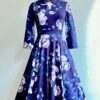 Blue Floral Dafney Swing Dress By Hearts & Roses London -MODERN MILLIE Shop 55690DC0 1FA7 434A 82BD 917A2F1CEA1C