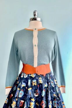 Blue Embroidered Arctic Tiger Vera Cardigan By Palava 5 Blue Embroidered Arctic Tiger Vera Cardigan By Palava -MODERN MILLIE Shop 557EA21E BA1C 4A33 A482 8BBEFF404A14