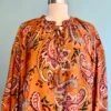 Toffee Paisley Print Long Sleeve Top -MODERN MILLIE Shop 56C4C212 B6E4 4C89 902E 813E256826FF