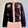 Silver Sun And Moon Cardigan Sweater -MODERN MILLIE Shop 585FC2F2 061F 40D9 91EE 7DF097A62BB5