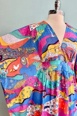 Periwinkle Woven Midi Caftan By Blue Platypus -MODERN MILLIE Shop 59F1FFAA 07AD 4490 9B01 984846E95ECE