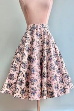 Wild Flower Circle Skirt By Banned