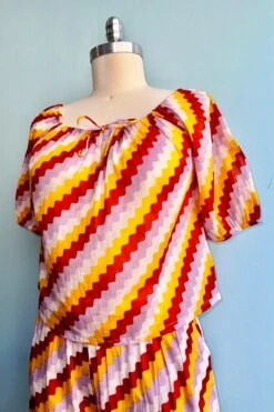 Zig-Zag Top By Compania Fantastica 7 Zig-Zag Top By Compania Fantastica -MODERN MILLIE Shop 5C62FDAA 38B1 4BD8 9D8F A0AD779DB422